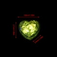thumbnail image 5 of 12PCS Multicolor Flashing LED Heart Ice Cubes Water Activated Party Drinking Accessories Beverage Cocktails Decorations, 5 of 21