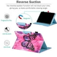 thumbnail image 3 of TECH CIRCLE Universal Tablet Case for 9.6-10.5 inch Devices, with Built-in Stand, Stylus Pen Loop Holder, Card Slots, PU Leather Lightweight Cute Folio Cover for 10 inch Android Tablet, R Butterfly, 3 of 4