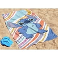 thumbnail image 3 of Disney Lilo and Stitch Groovy Wave 100% Cotton Beach Towel, 28x58, 3 of 4