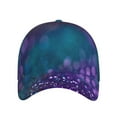 thumbnail image 2 of Haiem Purple and Green Glitter Baseball Cap Dad Hat Cotton Soft Adjustable Fashion Hats for Men Women Unisex Style Headwear, 2 of 9
