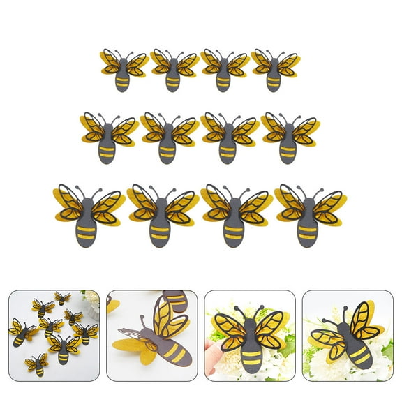 1 Set Removable 3D Wall Stickers Decals for Home Decor, Kids Room, Nursery, Bedroom, and Office Decoration