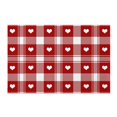 thumbnail image 1 of Dsscvnef Valentine's Day Linen Placemat for Couples Dinner Decorative Table Mat Heat Insulation Dining Accessories 4PCS, 1 of 6