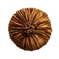 thumbnail image 2 of KITTEHIGM Ruched Velvet Round Throw Pillow with Rosette Center Pleated Circle Decorative Cushion in Multicolor Solid Velvet Accents for Sofa Bed Home Decor, 2 of 6