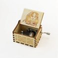 thumbnail image 1 of Caja de música con manivela manual de madera, regalo de cumpleaños, tema musical, Reina, regalo de vacaciones para niños, regalo de Halloween y Navidad, nuevo, 1 of 4