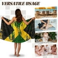 thumbnail image 5 of Yuyamidu Jamaican Flag Shower Towel Wrap for Women Knee Length Body Towel Wrap with Adjustable Closure Home Bath Towels Large Bath Sheets Towels for Adults Size M, 5 of 7