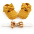 thumbnail image 5 of 2025 Clearance! asdoklhq Baby Shoes,Baby Girls Cute Bowknot Soft Boots Soft Crib Toddler Boots Kid Shoes Headband, 5 of 9