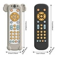 thumbnail image 2 of VSFAOV Baby TV Remote Control Toy with Light and Sound, Toddler Realistic Controller with 3 Languages, Early Educational Learning Musical Toys, Preschool Boys Girls, 2 of 6