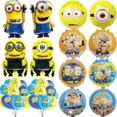 thumbnail image 2 of Decoraciones para fiesta de cumpleaños con forma de hombre plátano de dibujos animados, juego de globos de látex con helio de dibujos animados, suministros para fiestas de baby shower, juguetes para n, 2 of 4