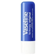 Vaseline Lip Original Single Moisturizing Balm with Petroleum & Vitamin E, 0.16 oz Pack of 1