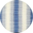 thumbnail image 1 of Ahgly Company Indoor Round Contemporary Dark White Beige Abstract Area Rugs, 3' Round, 1 of 6