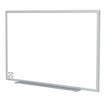 Pemberly Row 4' x 8' Magnetic Hygienic Whiteboard w/ Aluminum Frame in White