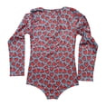 thumbnail image 4 of Lovskoo 2024 Grenouillère Pyjama pour Femmes une Pièce Imprimé Saint-Valentin Col en V Manches Longues Justaucorps Pyjama Combinaisons Pyjama Rouge, 4 of 6
