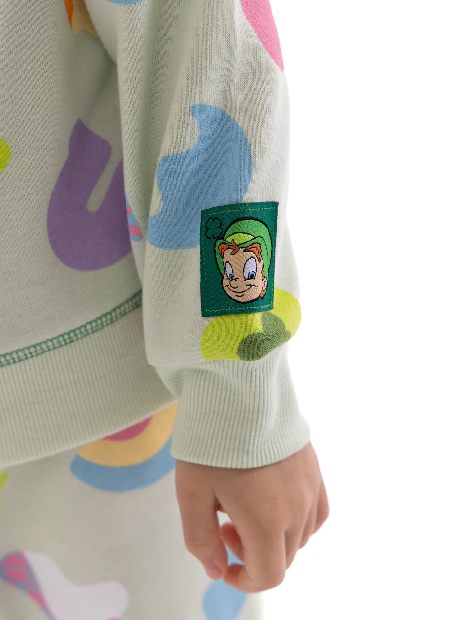 St. Patrick’s Day Lucky Charms Toddler Boys or Toddler Girls Print Sweatshirt and Joggers Set, 2-Piece, Sizes 12M-5T