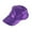 Purple, variant on Wyobmus Baseball Cap Unisex Solid Color Versatile Sunscreen Mesh Sports Hat Sequin Adjustable Unconstructed Plain Cap Sky Blue*