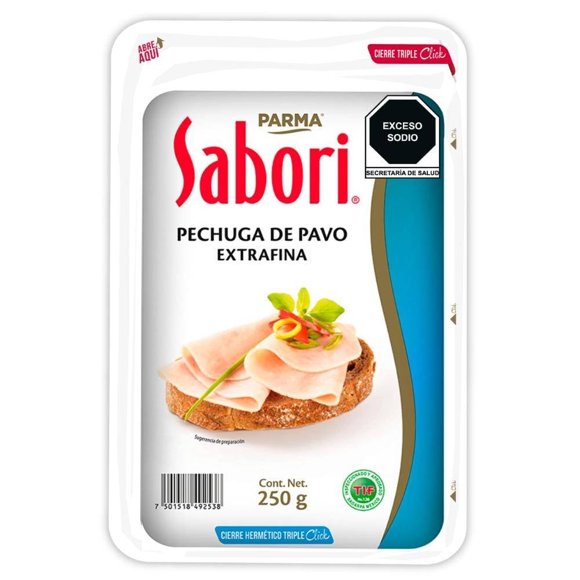 Pechuga de Pavo Sabori extrafina 250 g