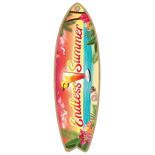 Accesorios náuticos VentDepot Tabla de Surf Madera 1Pza 16x45cm