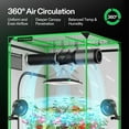 thumbnail image 3 of VIVOSUN Smart Grow System with The AeroLight A100, 100W LED Grow Light with an Integrated Circulation Fan and The GrowHub E42 Temperature and Humidity WiFi-Controller, Build Intelligent Grow Tents, 3 of 9