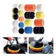 thumbnail image 2 of Paquete de 31 almohadillas para pulir la belleza del coche, discos de pulido para encerado automático de 3 pulgadas, pulidor de limpieza M10/M14 reutilizable Guardurnaity TO001037-00, 2 of 7