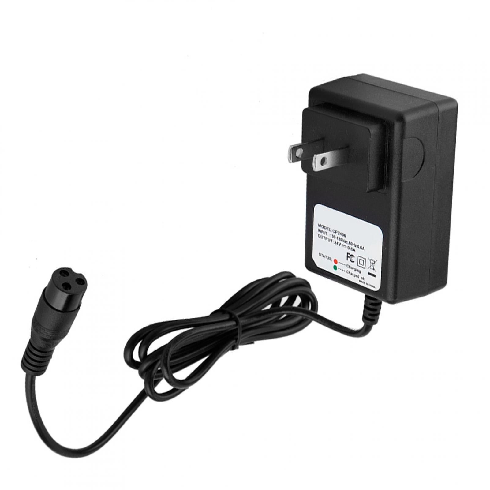 City Express etc 4V 0.6A Electric Scooter Black Battery Charger US Plug 110V,Used for Razor Electric Scooter Battery Charger for Razor E100 E125 E500S PR200 