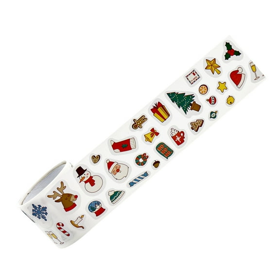 300Pcs Christmas Sticker for Packaging Planner Journal Tablet Skateboard Kids Sticker Motivational Sticker for Rewarding