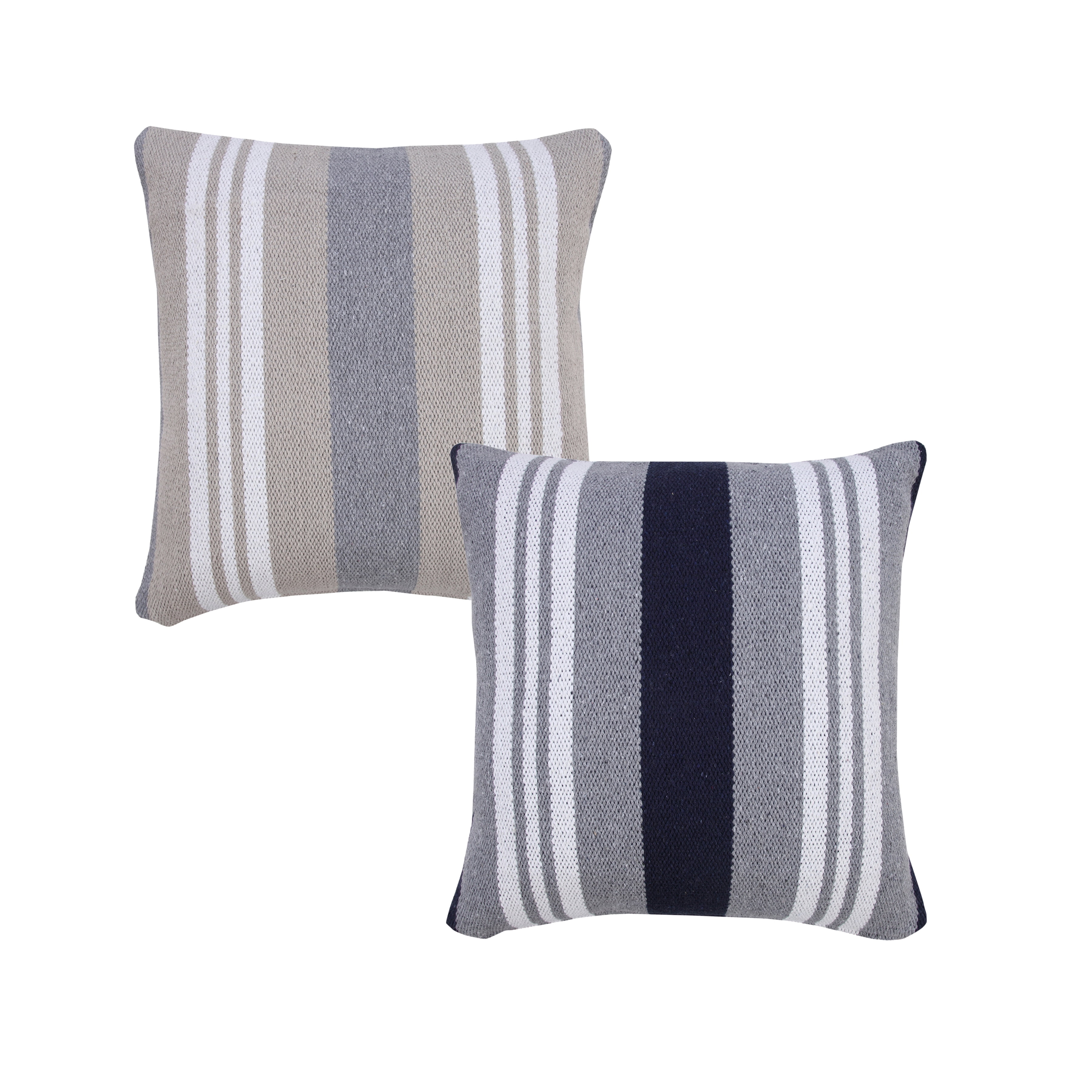 Birch Harbor David 20" x 20" Striped Cotton Adult Decorative Throw Pillow