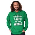 thumbnail image 5 of Christmas Bringing Joy to the World Hoodie Sweatshirt Women Men Brisco Brands S, 5 of 6