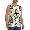 thumbnail image 2 of Kdxio Snake for Men's Muscle T-shirt,Sleeveless for Workout Running Athletic Gym Lounge Casual, 2 of 7