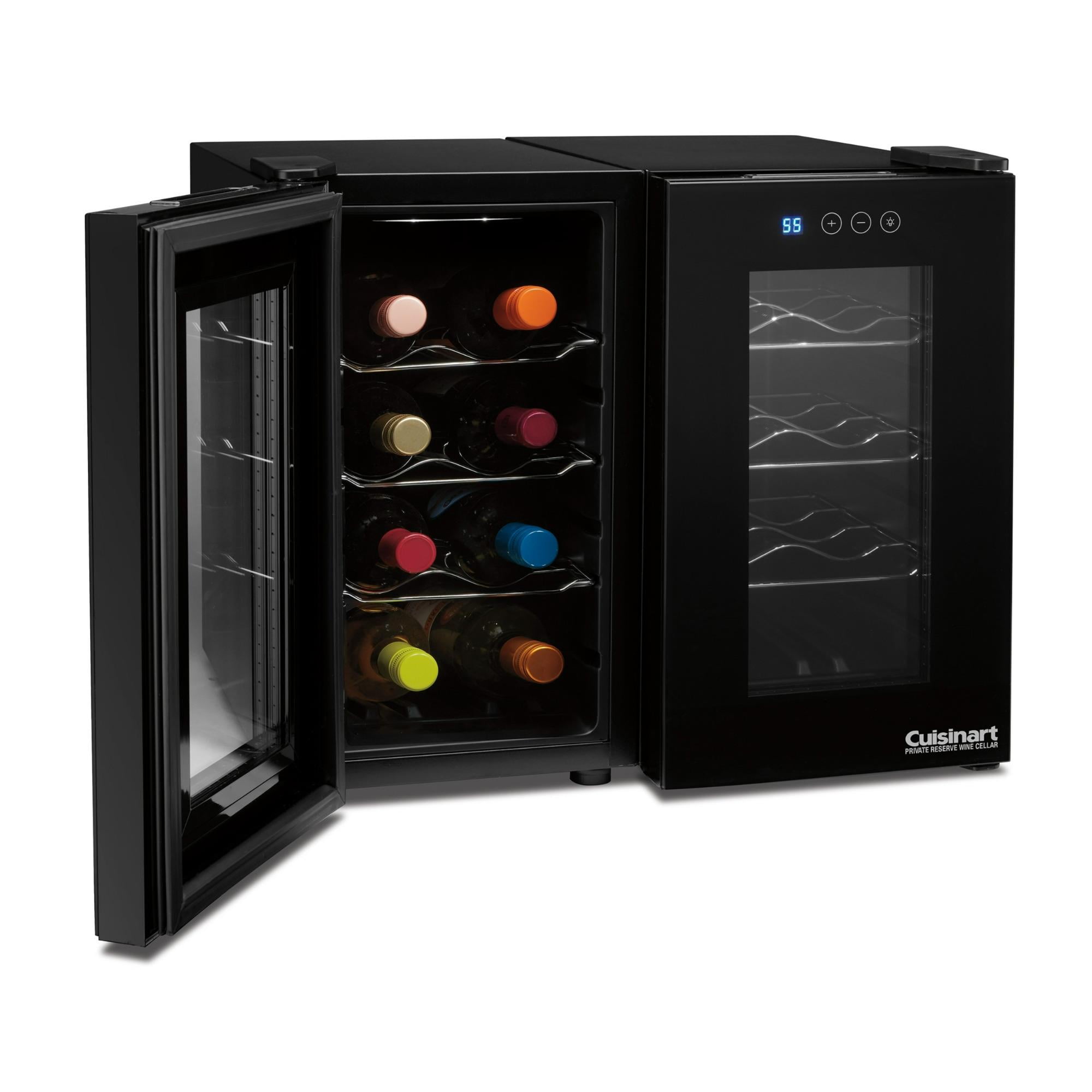 Cuisinart 16-Bottle 2 Independent Cooling Private Reserve Wine Cellar (Black)