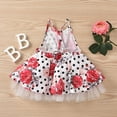 thumbnail image 6 of 2DXuixsh Girls Size 8 Dress Clothes Floral Dot Kids Girls Baby Princess Toddler Suspenders Dress Girls Dress&Skirt Girl Clothes 2T-3T Cotton Blend White 110, 6 of 9