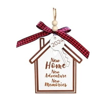 LYCAQL House Warming Gifts New Home Decor Housewarming Gifts New Home Ornament 2024 House Essentials for New Home Gift Ideas First Christmas Ornaments