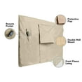 thumbnail image 5 of Covermates Outdoor Full TV Cover - Various Sizes, Durable Polyester, Weatherproof, Dustproof, Remote Pouch, Outdoor TV Covers, 46-49 Inch Screen Size, Khaki, 5 of 9