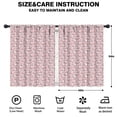 thumbnail image 2 of Blackout Kids Curtains,Pink Unicorn Rainbow Pattern Childrens Insulated Curtains Set Of 2,Bedroom Essentials,Toddler Room Decor 42"x54", 2 of 5