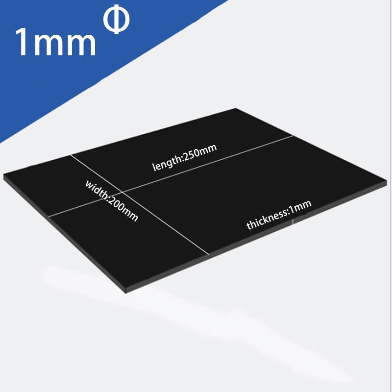 Thick 15mm ABS Plastic Sheet Black Board Vacuum Forming DIY RC Body CA