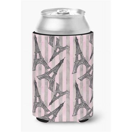 

Watercolor Eiffel Tower & Stripes Can or Bottle Hugger