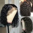 thumbnail image 4 of SUCS Wig Women Rose Full Natural Brazilian net Wigs Looking Wave Black Bob hair wig, 4 of 5