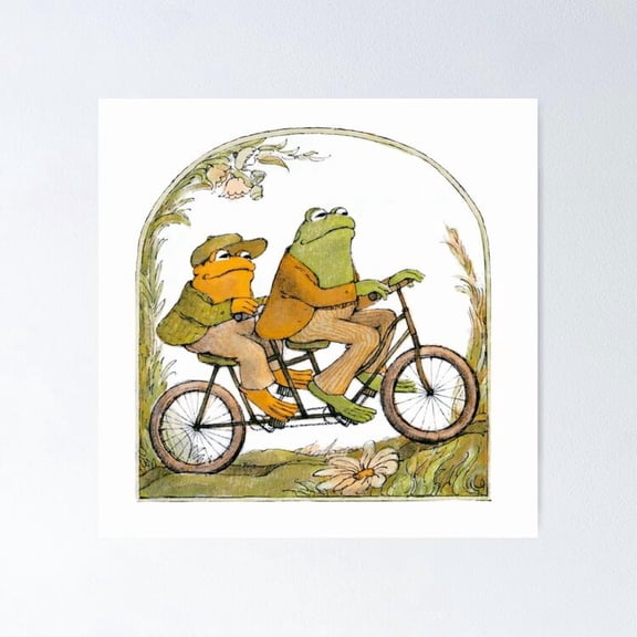 Poster Frog And Toad Vintage Wall Arttrendy Retro Print Positive Quote Poster Room Decor Wall Art, Poster Only