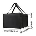 thumbnail image 2 of Insulated Bags for Food Delivery, Pizza Delivery Bags for Large Capacity Cooler Bag Keep Food Warm for Grocery Shopping and Catering, Foldable, Heavy-Duty, 2 of 8