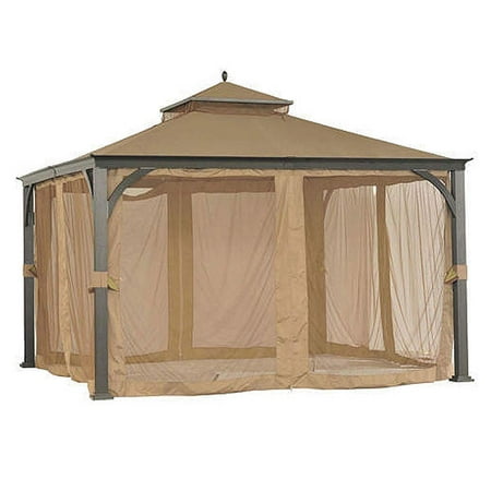 Mosquito netting curtains for patio