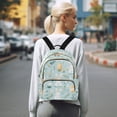 thumbnail image 7 of FORMRS Mini Backpack Purse for Women Travel Daypack Casual Shoulder Bag, Floral Easter, 7 of 7