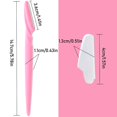 thumbnail image 2 of 24Pcs Eyebrow Facial Hair Razors Precision Trimmer Safety Shaper Shaver Multipurpose for Women and Men with Precision Cover(Random Color), 2 of 6
