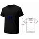thumbnail image 3 of Three person walking T-shirt Black T-shirt Friends tees Casual short sleeve, 3 of 5