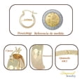thumbnail image 2 of Arete Arracada Imperial Jewlery Plata Ley 925 Diamantada Mujer 15mm, 2 of 4