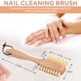 thumbnail image 2 of Cepillo de uñas TAKAVU Pure Boar Bristles con mango de madera natural, 2 of 8
