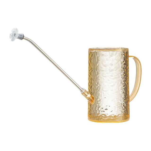 S SERENABLE Arrosoir 1L Poignée Ergonomique Long Bec pour Fleurs d'Intérieur Marron