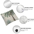 thumbnail image 6 of nygtbtfer Pillow Covers Set of 2 Khaki Coconut Palm Tree Throw Pillow Covers Decorative Pillow Covers for Couch Bed Chair Outdoor White, 6 of 7