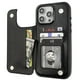 thumbnail image 1 of Funda tipo cartera Onetop compatible con iPhone 16 Pro Max negra, 1 of 7