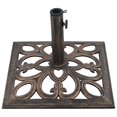 thumbnail image 3 of vidaXL Umbrella Base Bronze 12 kg 49 cm Cast Iron, 3 of 5