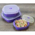 thumbnail image 3 of Reston Lloyd Calypso Basics 6-Piece Microwave Cookware/Storage Set, Purple, 3 of 7