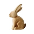 thumbnail image 1 of Hioecau Unfinished Wood Rabbit Statue Rustic Easter Blank Wood Bunny Model DIY Animal Painting Crafts for Spring Party Tabletop Decoration, 1 of 8