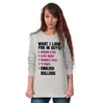 thumbnail image 3 of Look Guys Englsih Bulldog Lover Women's Long Sleeve T Shirt Brisco Brands S, 3 of 6